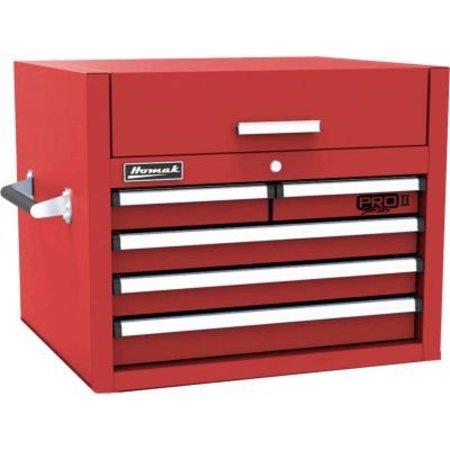 HOMAK MANUFACTURING Tool Chest, 5 Drawer, Red RD02027052